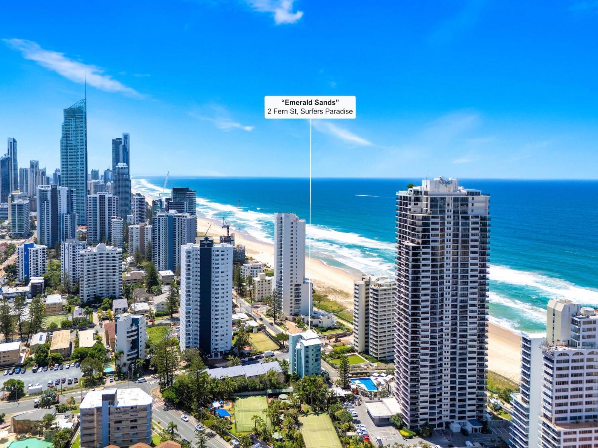 Emerald Sands Holiday Apartments Surfers Paradise Zewnętrze zdjęcie